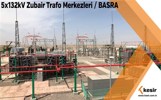 Basra - 132kV Zubair Petrol Oil Subsation / 35 Fider, 5 Trafo Merkezi Çalışmaları Devam Etmektedir.