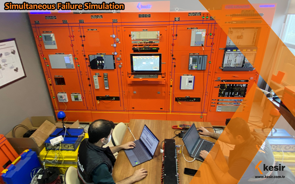 Simultaneous fault simulation