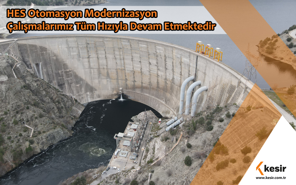 Eski Santrallerimizin Otomasyon Modernizasyon Çalışmalarımız Tüm Hızıyla Devam etmektedir.