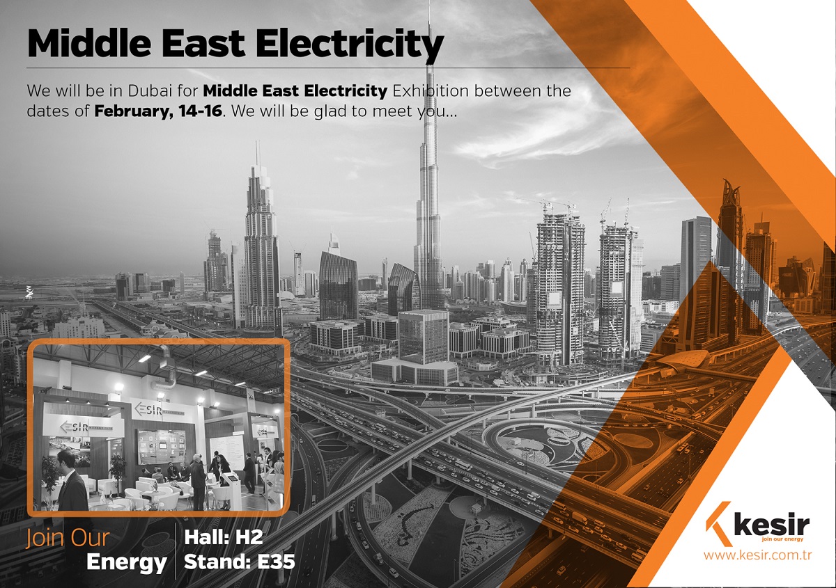 We will be in Dubai for Middle East Electricity Exhibition